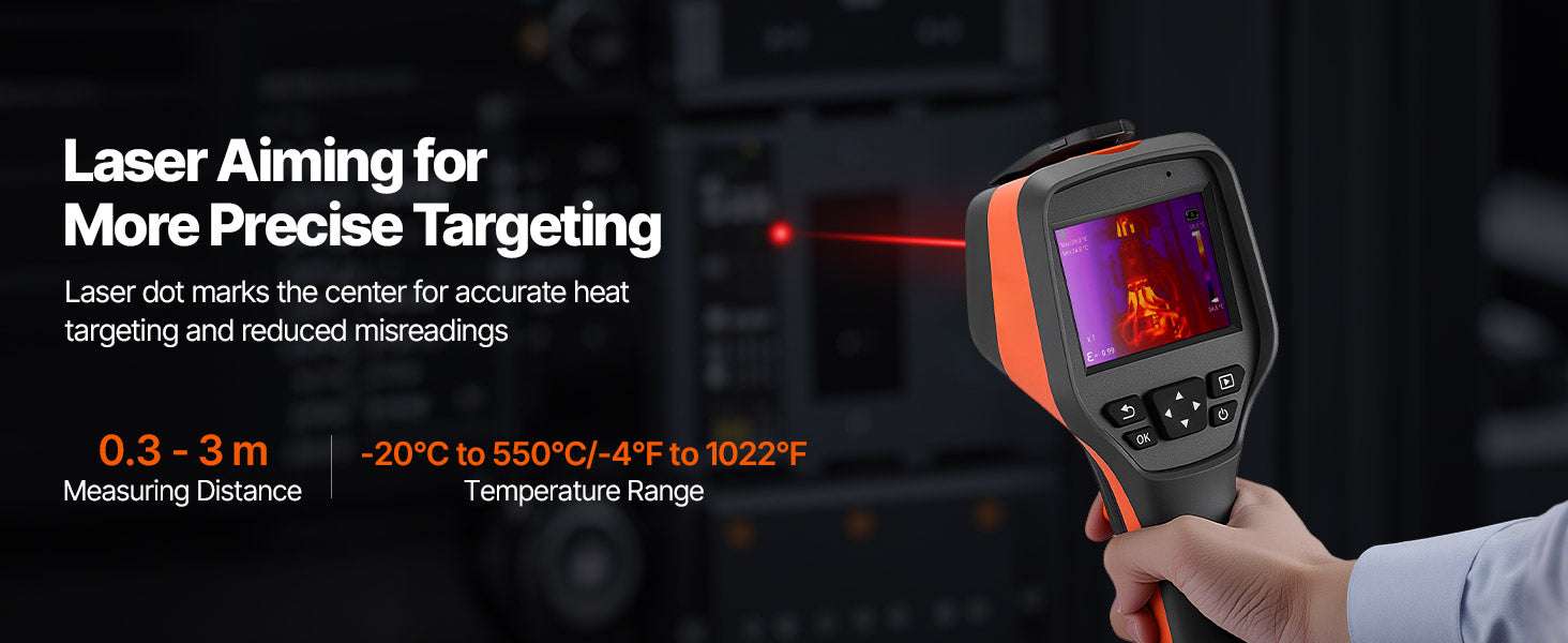 Handheld Thermal Camera 256x192 IR 2MP Visual 25Hz Imager - Image 10