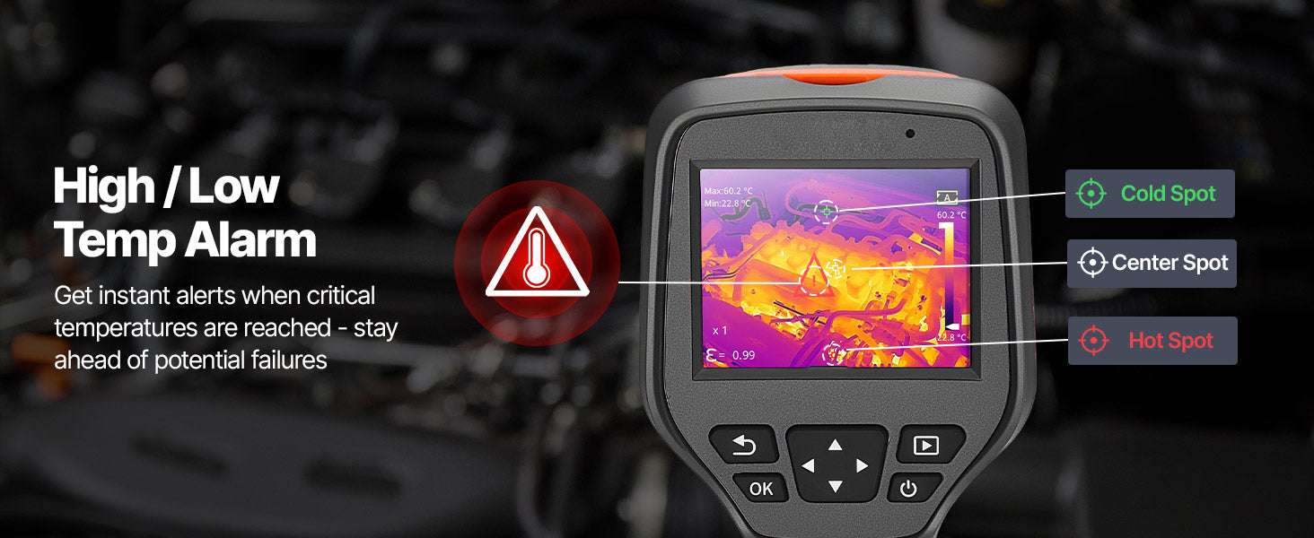 Handheld Thermal Camera 256x192 IR 2MP Visual 25Hz Imager - Image 11