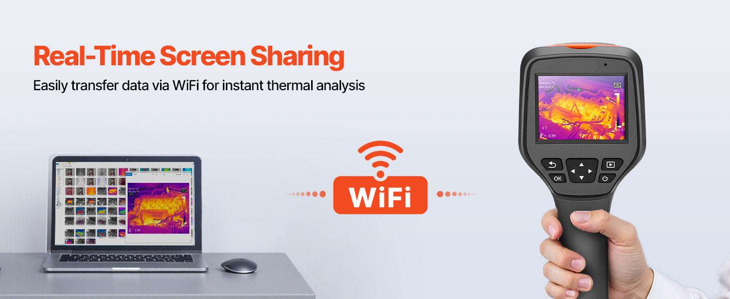 Handheld Thermal Camera 256x192 IR 2MP Visual 25Hz Imager - Image 15