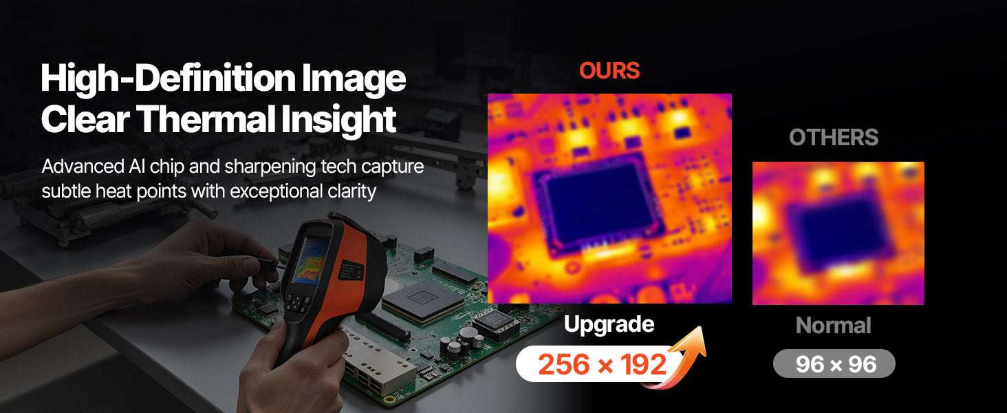 Handheld Thermal Camera 256x192 IR 2MP Visual 25Hz Imager - Image 9
