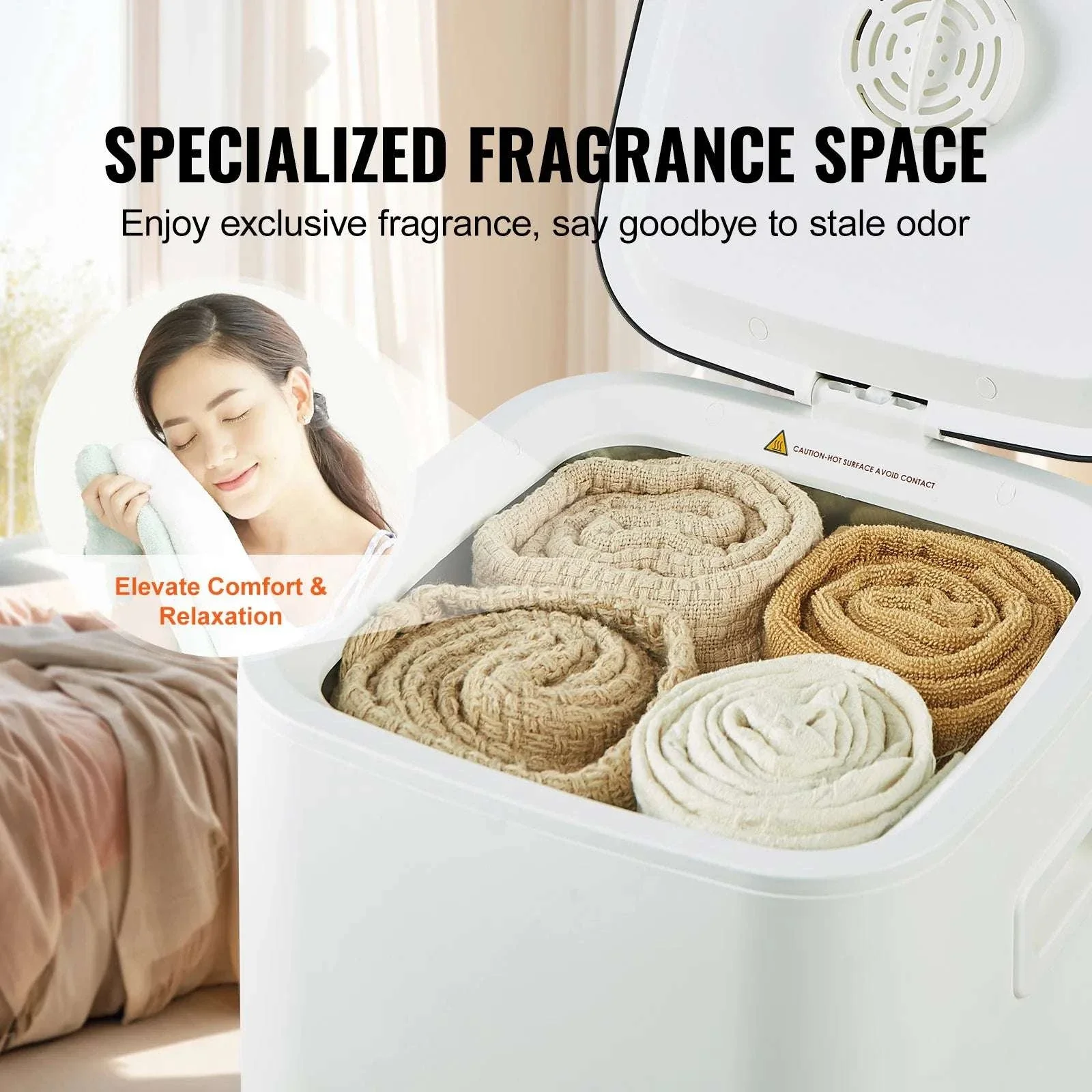 Towel Warmer Bucket with Timer, LED & Large Capacity (20L–35L) - Image 5