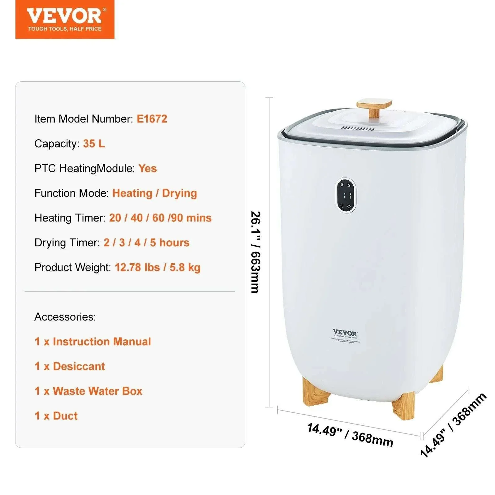 Towel Warmer Bucket with Timer, LED & Large Capacity (20L–35L) - Image 7