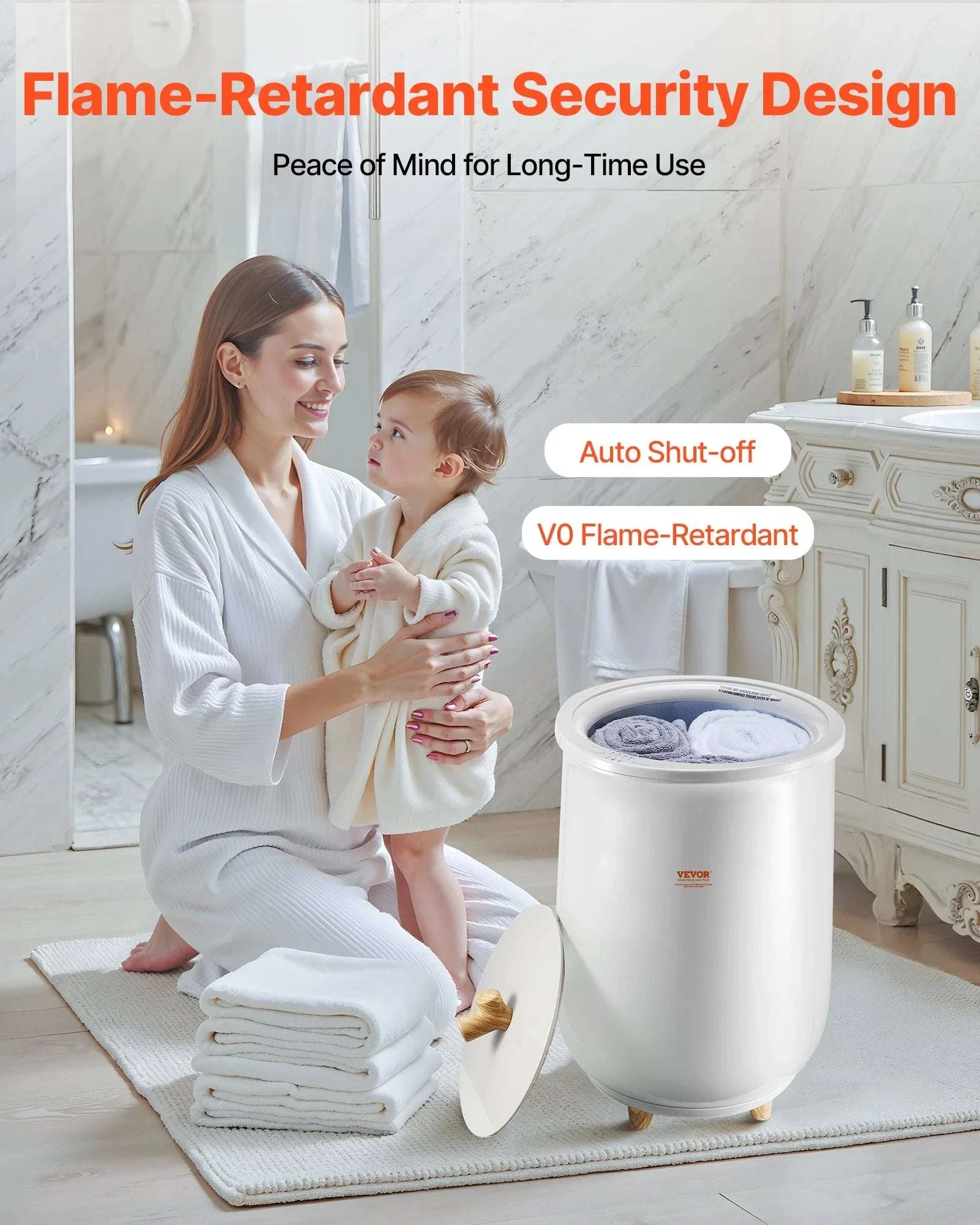 20L Towel Warmer Bucket with Adjustable Heat & Aromatherapy - Image 5