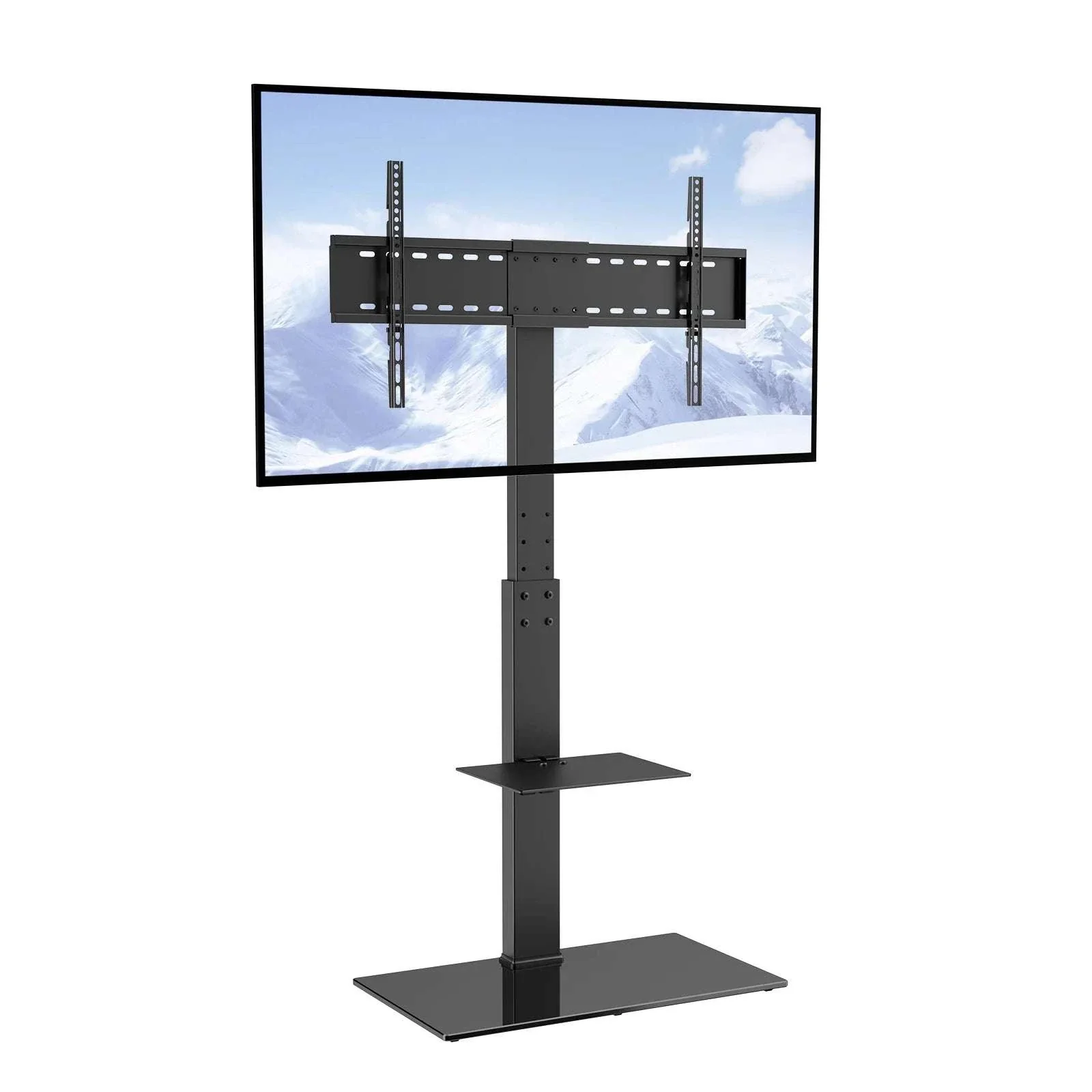 Adjustable Swivel Floor TV Stand for 32–85 Inch TVs