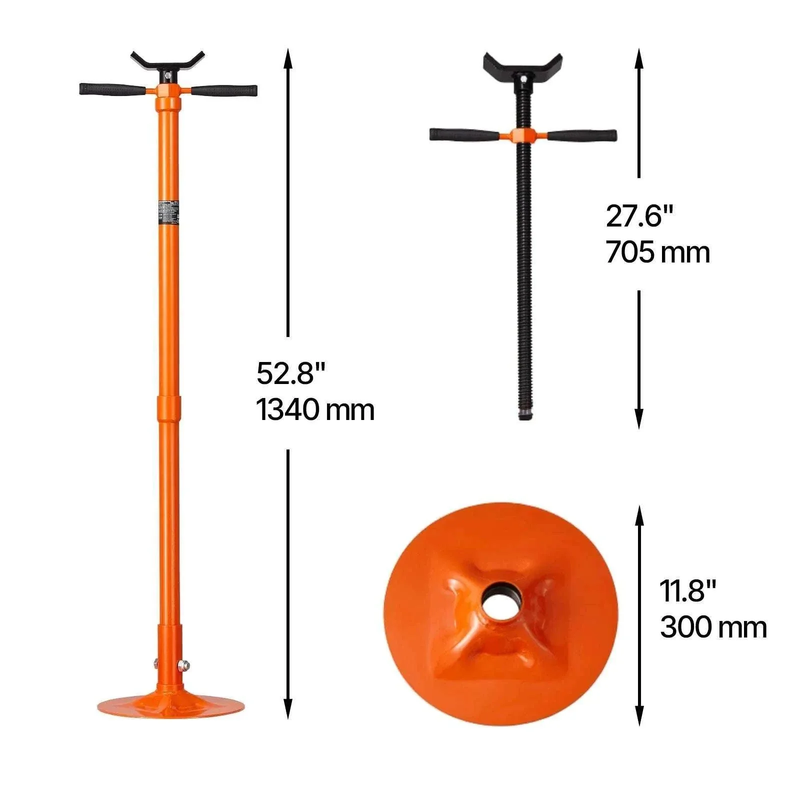 Underhoist Jack Stand 3/4 Ton Adjustable Support with Wheels - Image 16