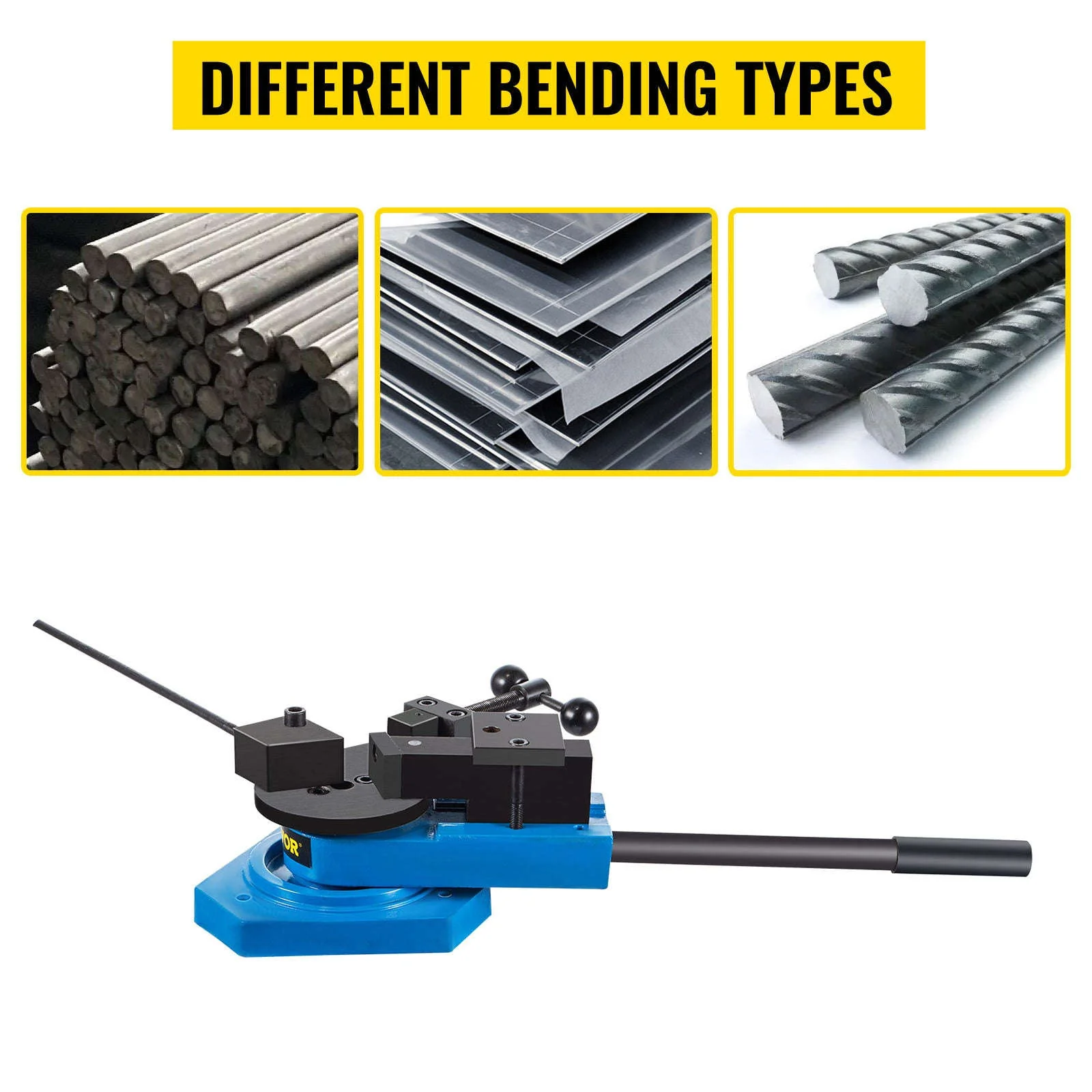 Manual Universal Metal Bender SBG-40 for Steel, Flat, Round & Square Bar - Image 12
