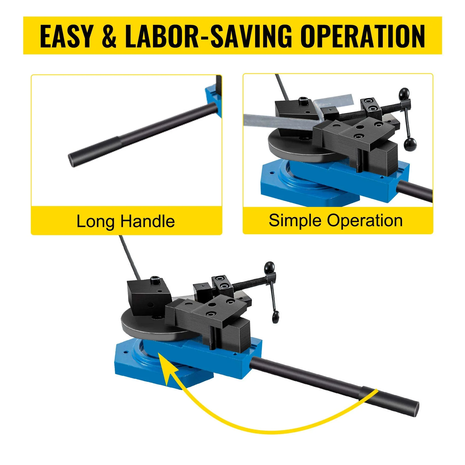 Manual Universal Metal Bender SBG-40 for Steel, Flat, Round & Square Bar - Image 13