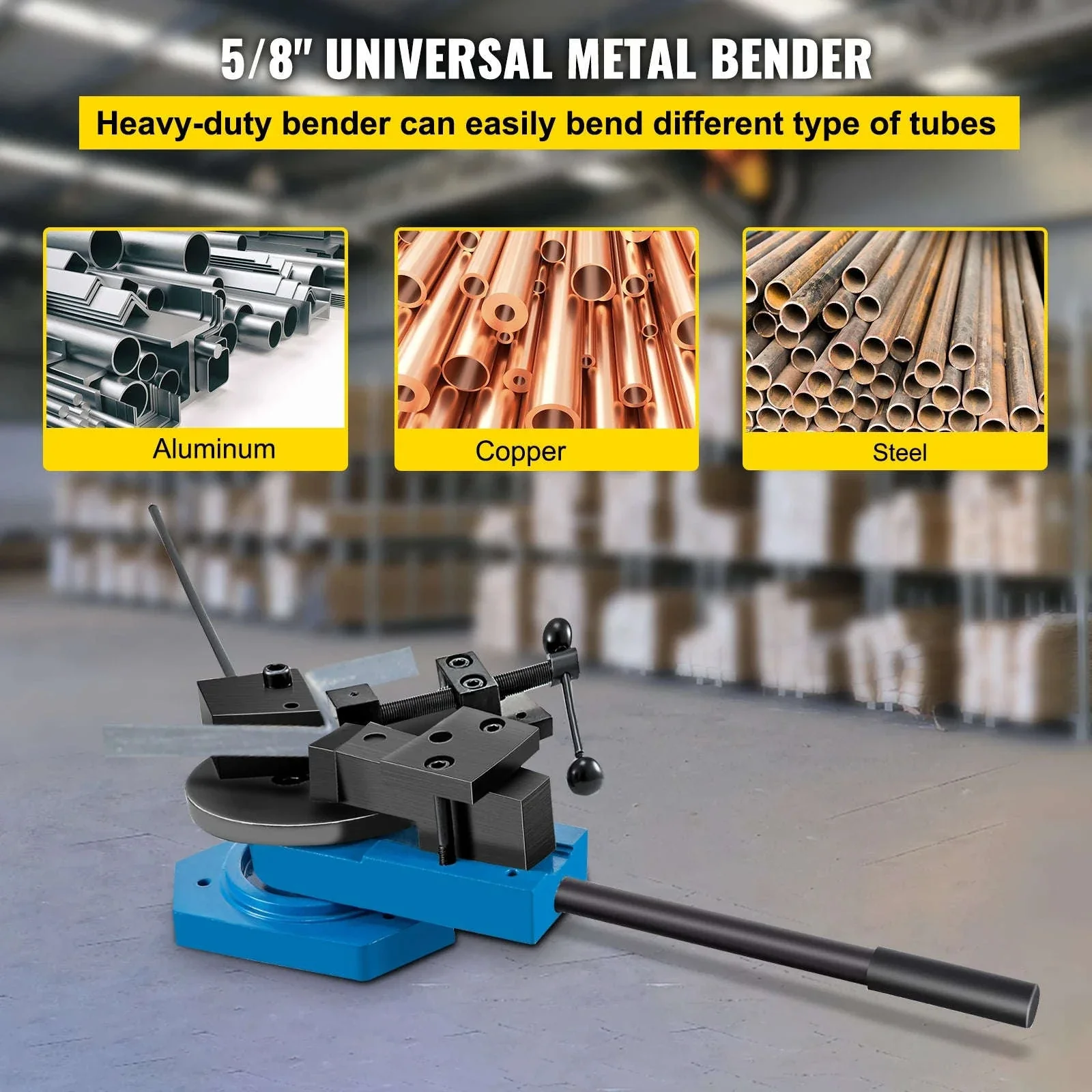 Manual Universal Metal Bender SBG-40 for Steel, Flat, Round & Square Bar - Image 2