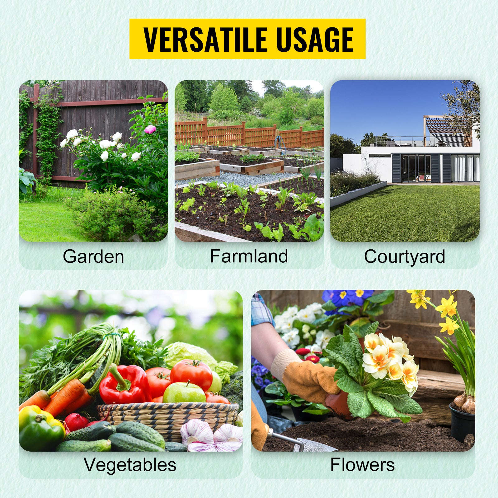 Walk-in Tunnel Greenhouse Galvanized Steel Frame Waterproof PE Cover - Image 15