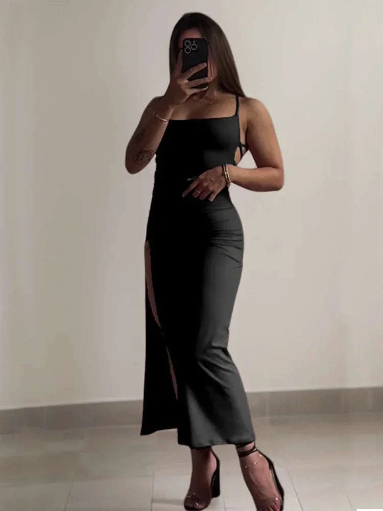 Women’s Summer Halter Strap Bodycon Dress - Image 11