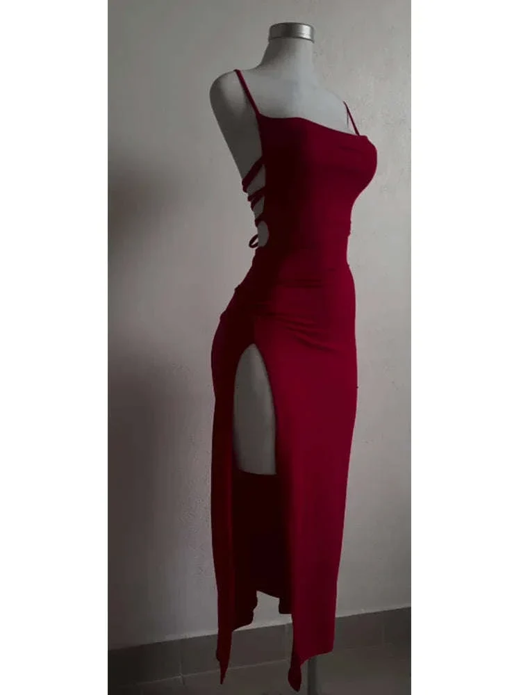 Women’s Summer Halter Strap Bodycon Dress - Image 9