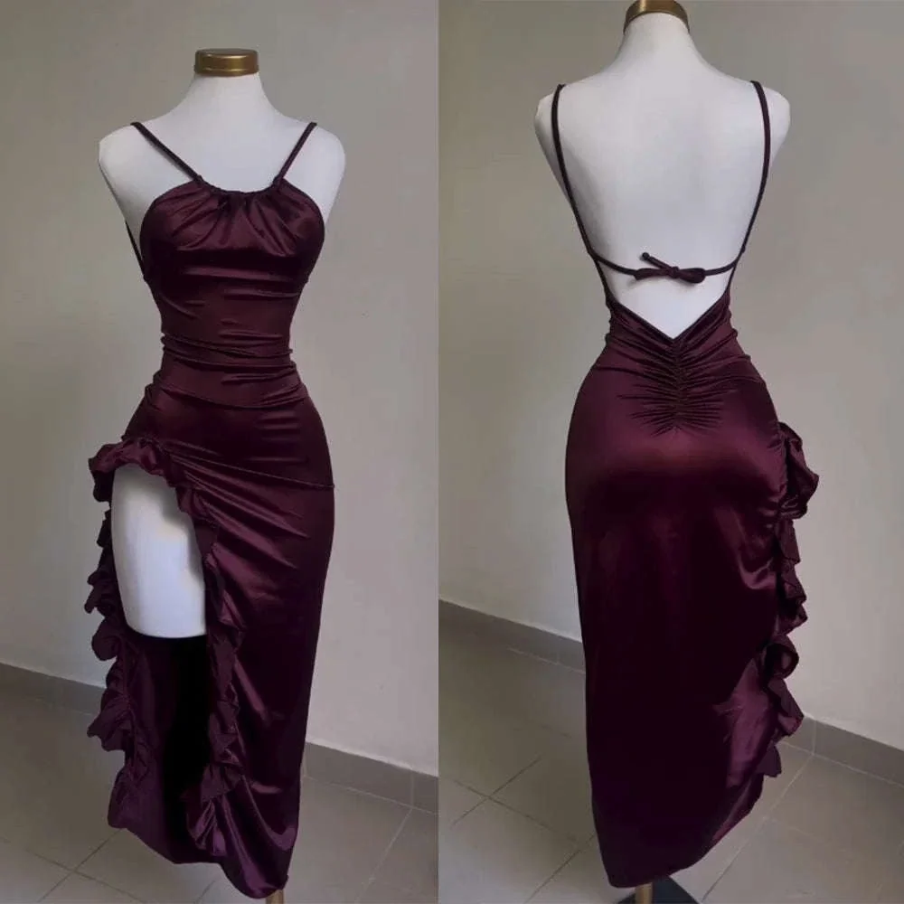 Y2K Summer Halter Dress with Curve-Hugging Retro Style - Image 11