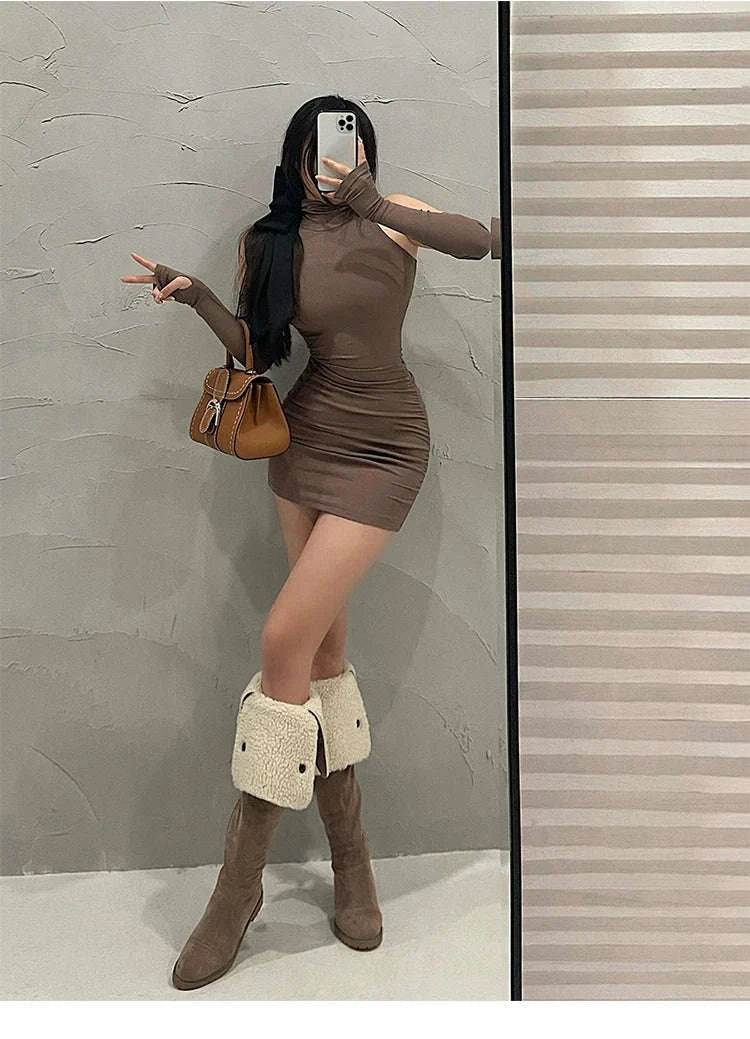 Summer Pleated Bodycon Dress with Flattering Mini Silhouette - Image 19