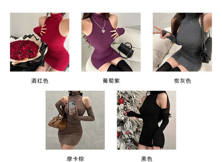 Summer Pleated Bodycon Dress with Flattering Mini Silhouette - Image 5