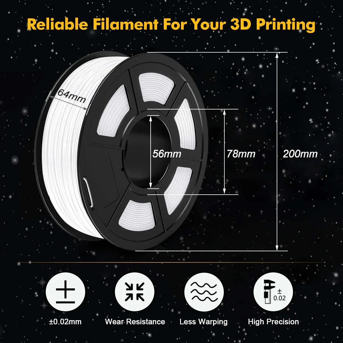 PETG 3D Printer Filament 1.75mm 3-Pack for Clear Strong Prints - Image 9