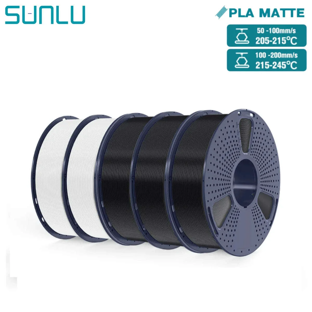SUNLU PLAmatte 1.75mm 3D Filament for Clean, Matte Prints - Image 14