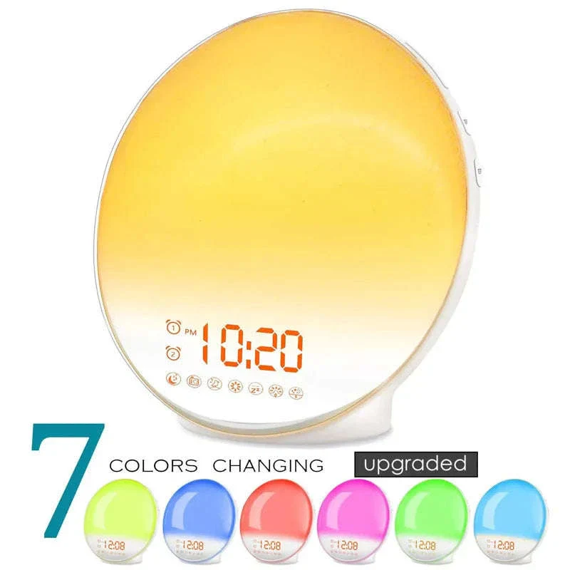 Sunrise Alarm Clock Wake Up Light with Dual Alarms - Image 13