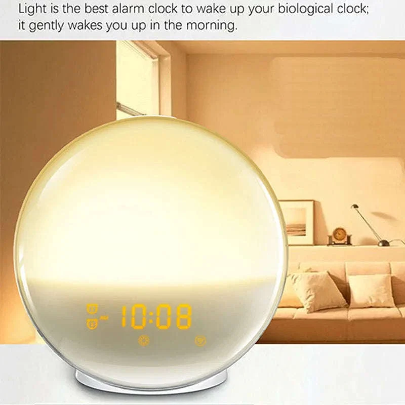 Sunrise Alarm Clock Wake Up Light with Dual Alarms - Image 9