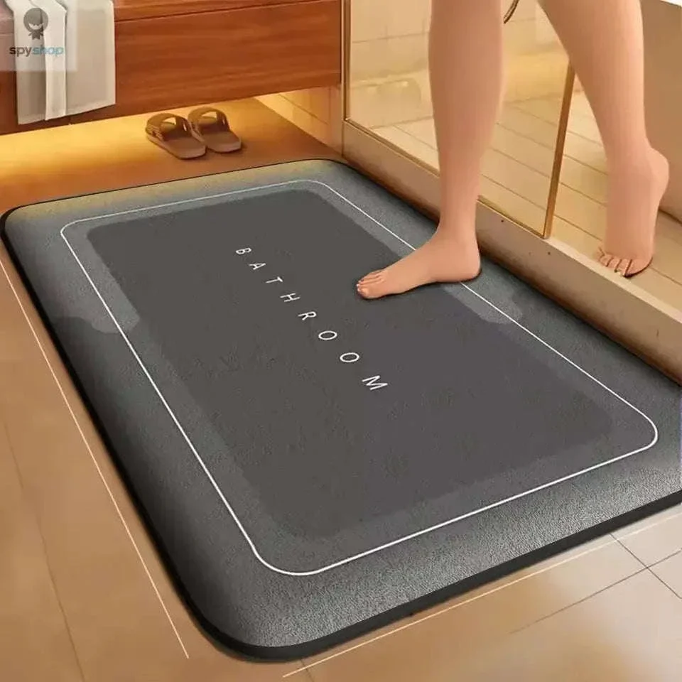 Super Absorbent Coral Velvet Bath Mat with Non-Slip Stability - Image 10