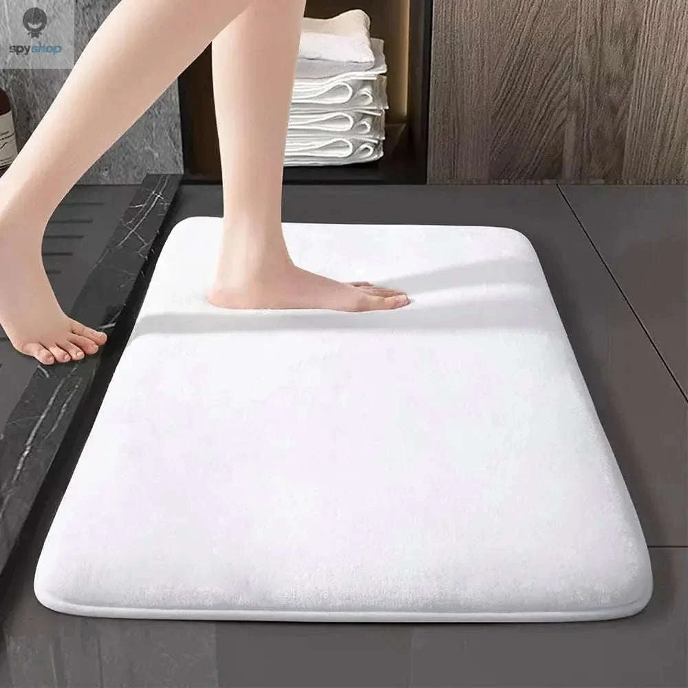 Super Absorbent Coral Velvet Bath Mat with Non-Slip Stability - Image 11