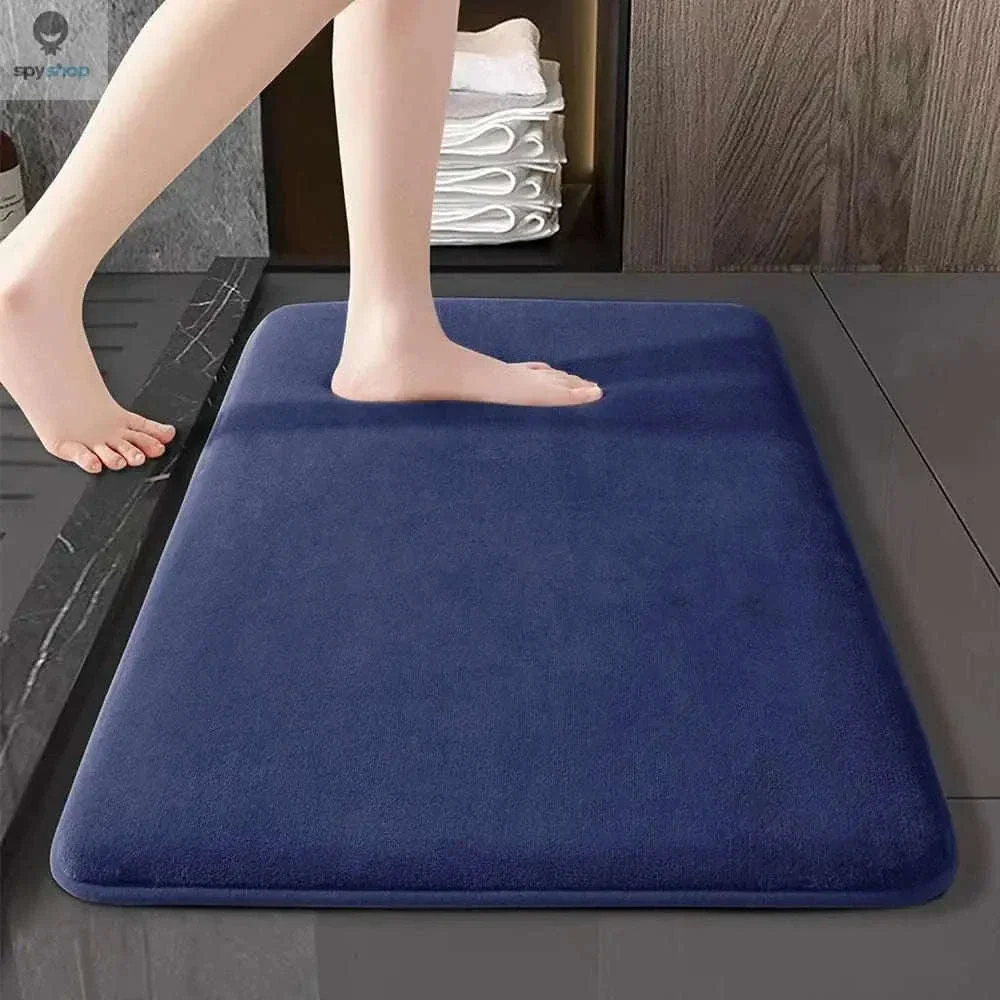 Super Absorbent Coral Velvet Bath Mat with Non-Slip Stability - Image 12