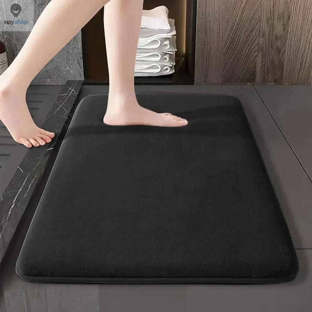 Super Absorbent Coral Velvet Bath Mat with Non-Slip Stability - Image 13
