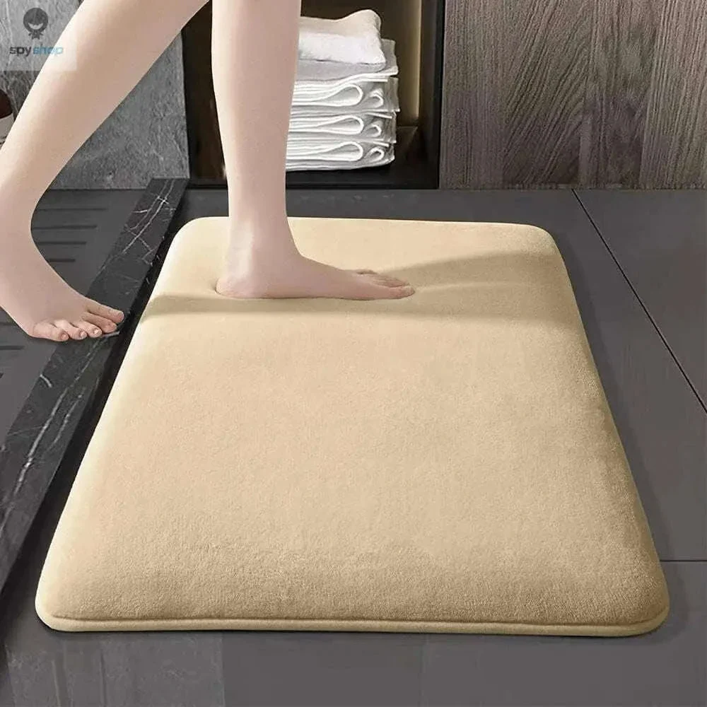 Super Absorbent Coral Velvet Bath Mat with Non-Slip Stability - Image 14