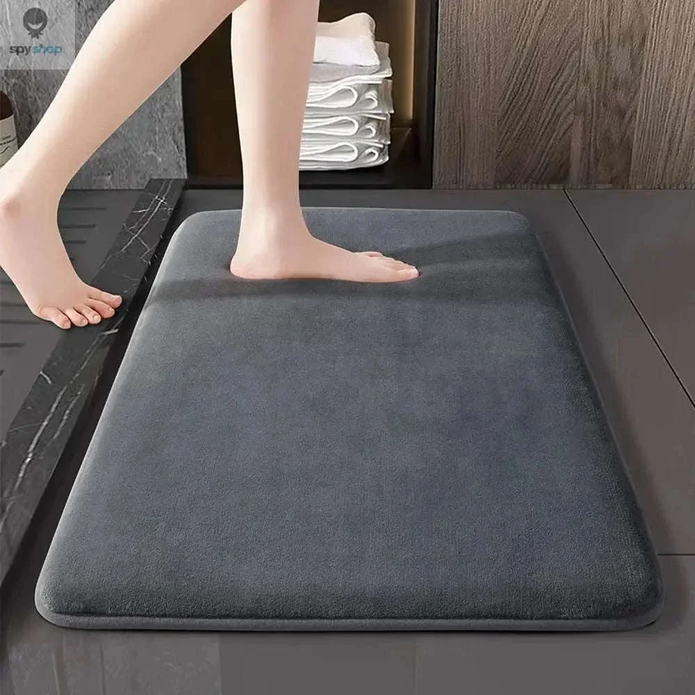 Super Absorbent Coral Velvet Bath Mat with Non-Slip Stability - Image 15