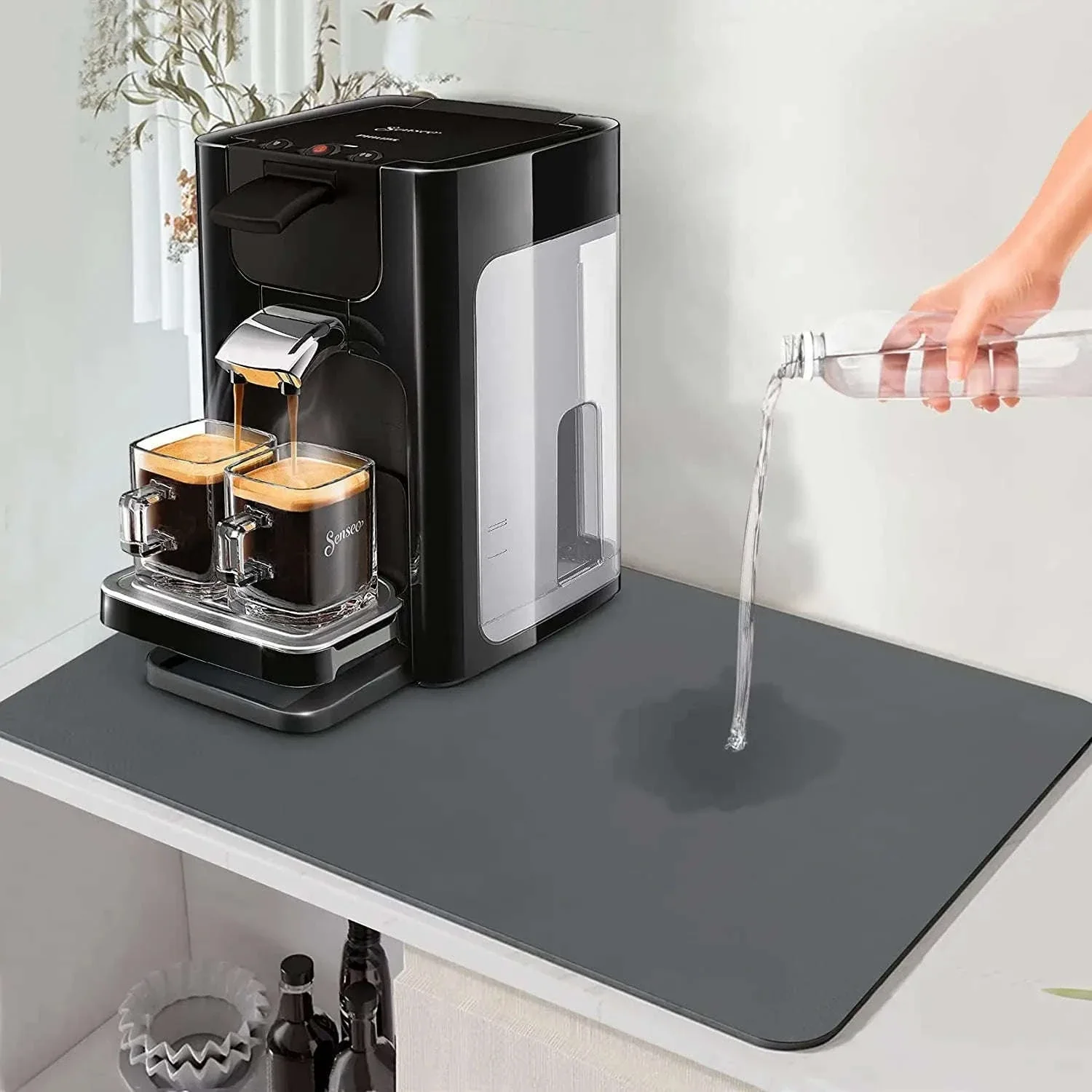 Super Absorbent Diatom Mud Drying Mat for Cleaner Countertops