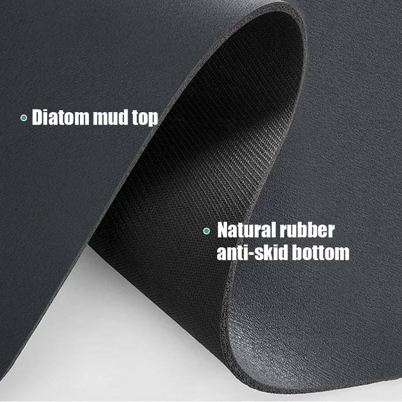 Super Absorbent Diatom Mud Drying Mat for Cleaner Countertops - Image 12