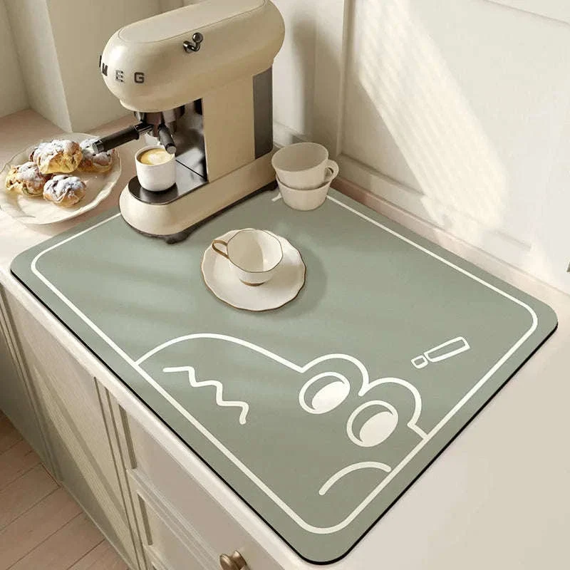Super Absorbent Diatom Mud Drying Mat for Cleaner Countertops - Image 27