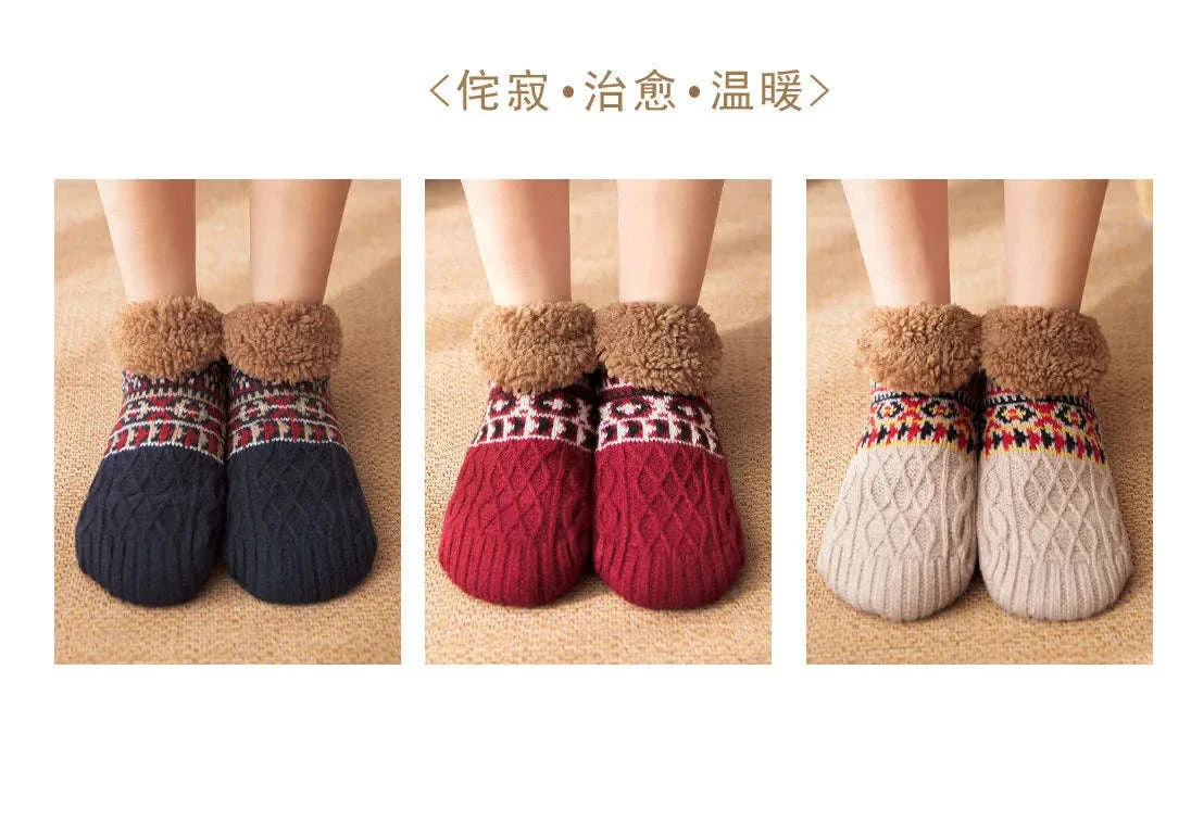 Non-Slip Floor Socks for Warm, Cozy Comfort at Home - Image 12