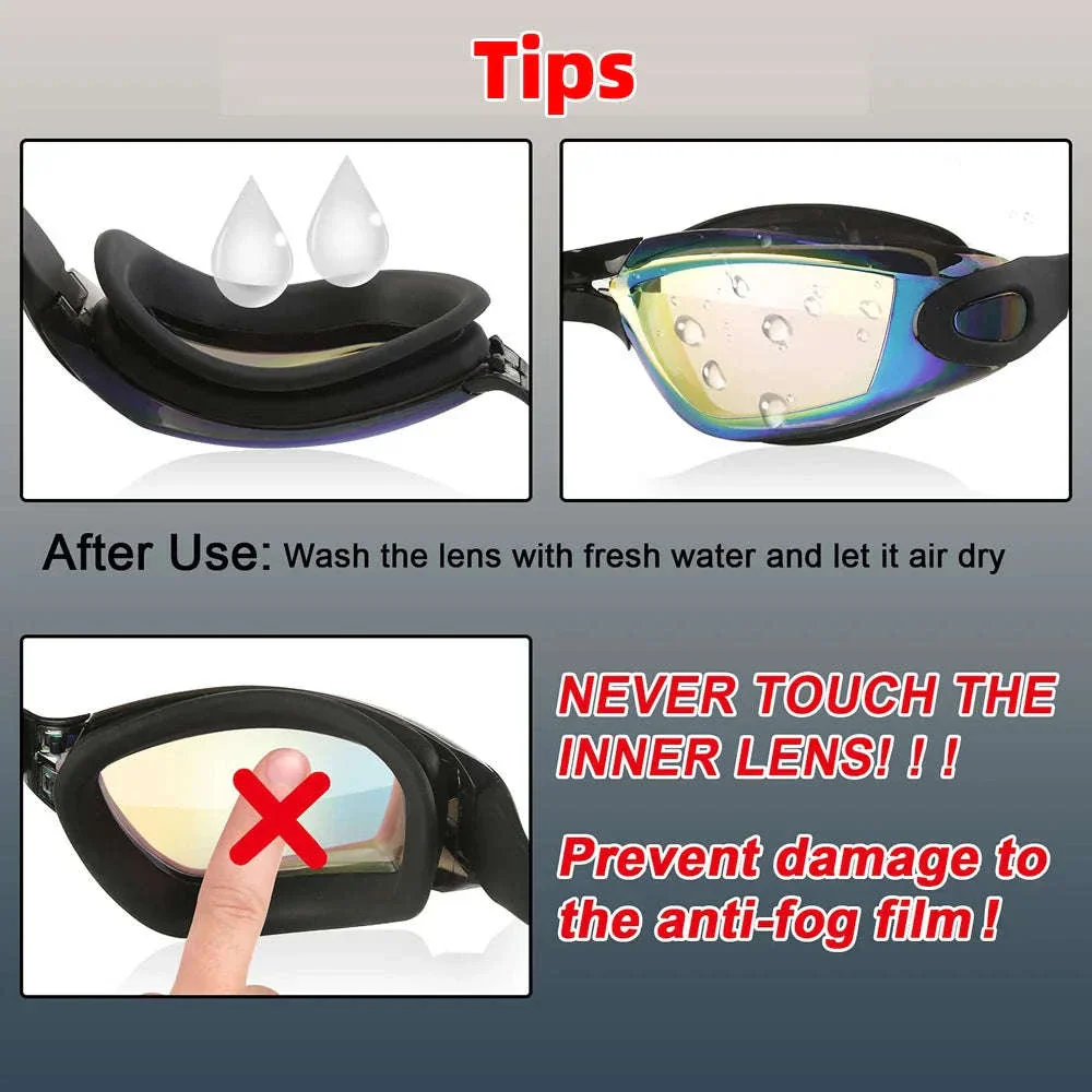Professional Swimming Goggles with Anti-Fog and UV Protection - Image 9