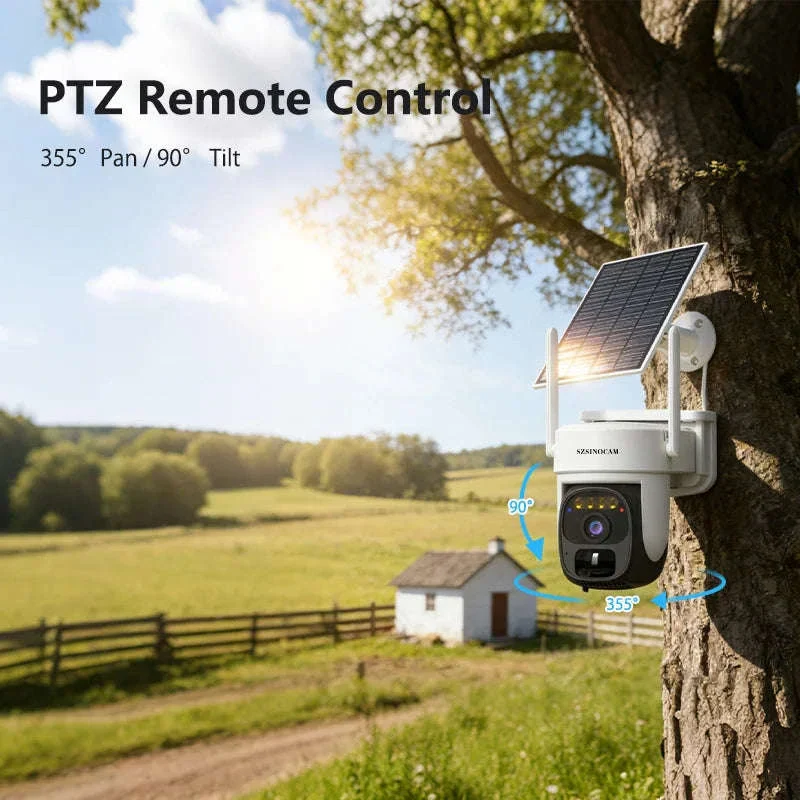 4G Solar-Powered 3MP Outdoor Security Camera with Color Night Vision - Image 11