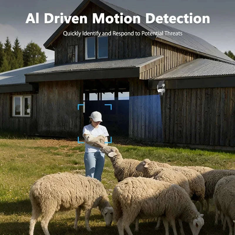4G Solar-Powered 3MP Outdoor Security Camera with Color Night Vision - Image 12
