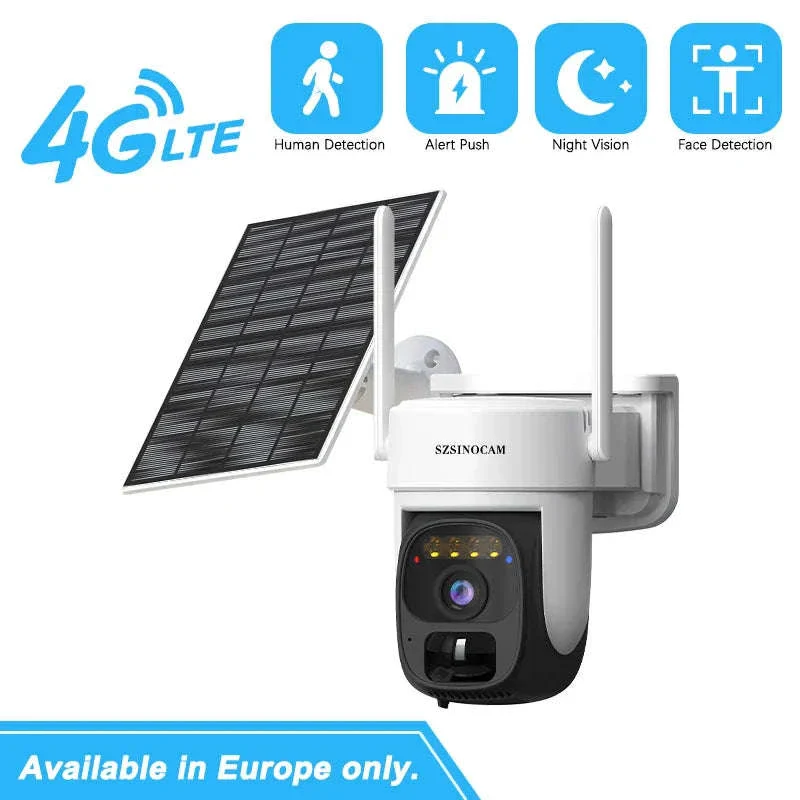 4G Solar-Powered 3MP Outdoor Security Camera with Color Night Vision - Image 16