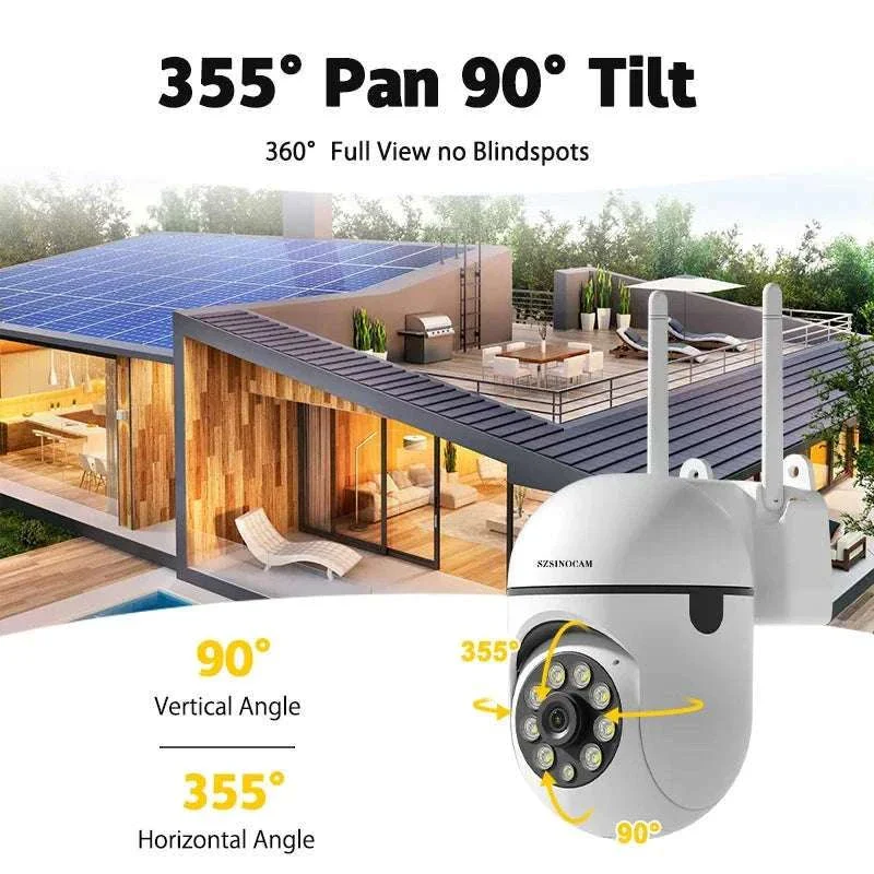 3MP WiFi PTZ Security Camera with 360° View & Two-Way Audio - Image 4