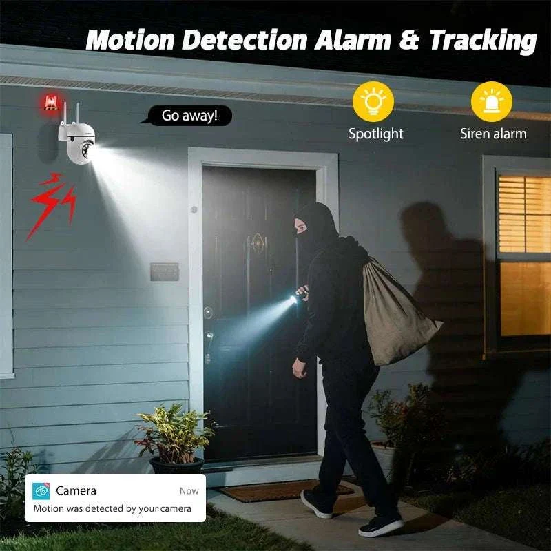 3MP WiFi PTZ Security Camera with 360° View & Two-Way Audio - Image 5