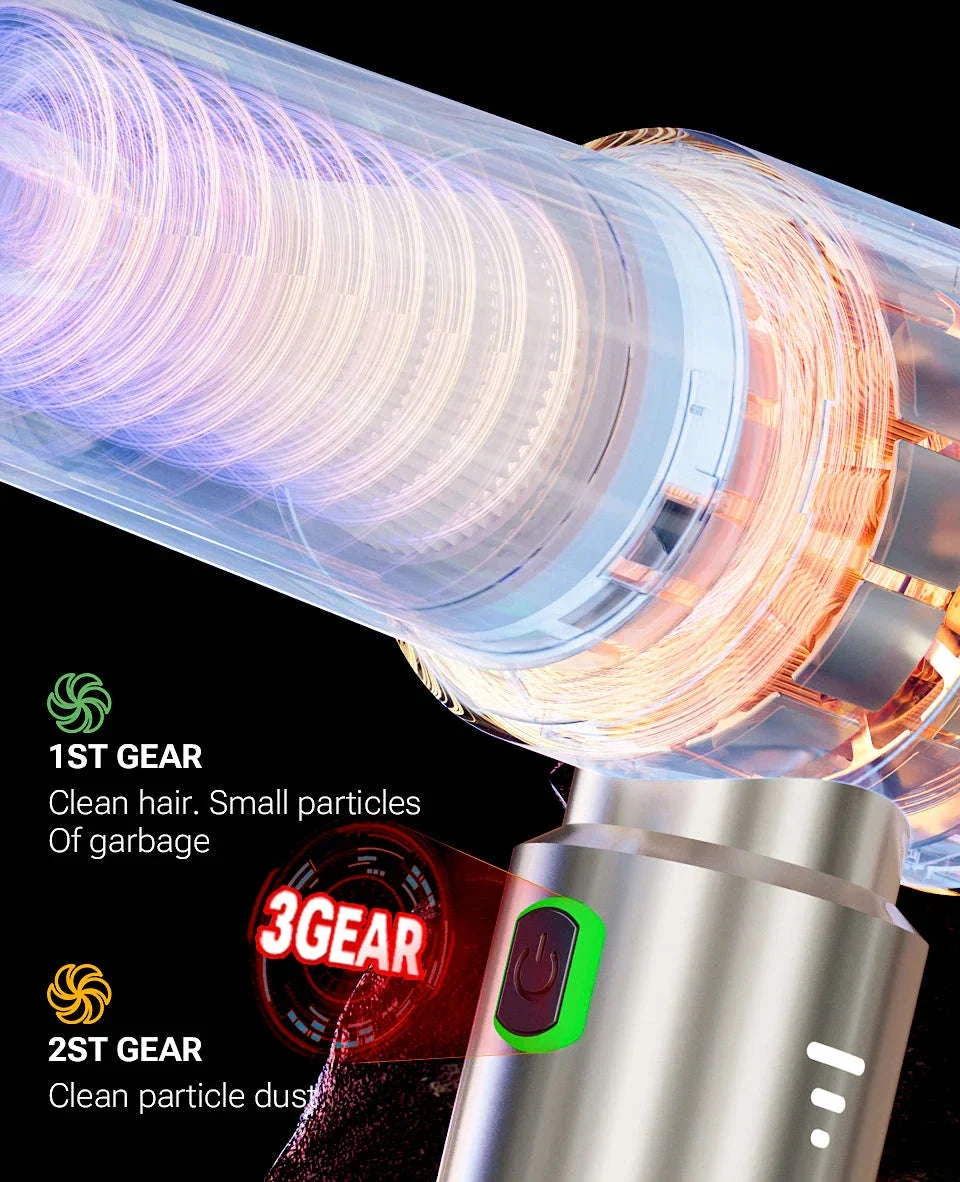 Portable Car Vacuum Cleaner with Strong Suction and Cordless Use - Image 18