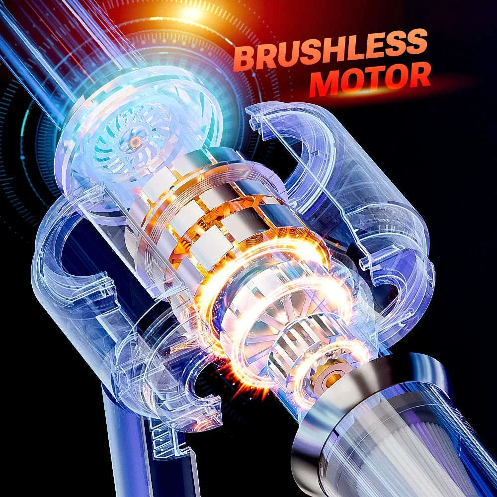 Portable Car Vacuum Cleaner with Strong Suction and Cordless Use - Image 2