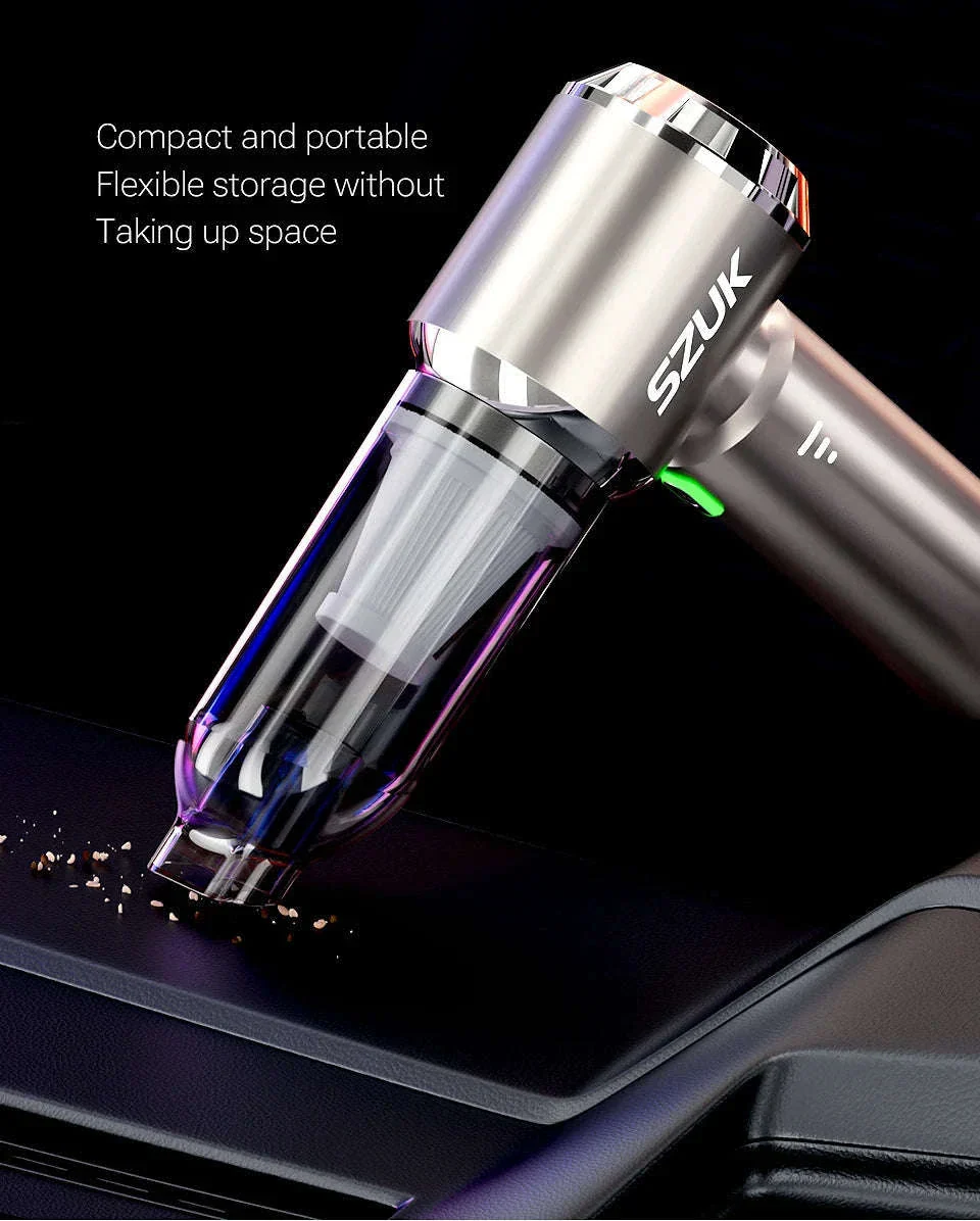 Portable Car Vacuum Cleaner with Strong Suction and Cordless Use - Image 26