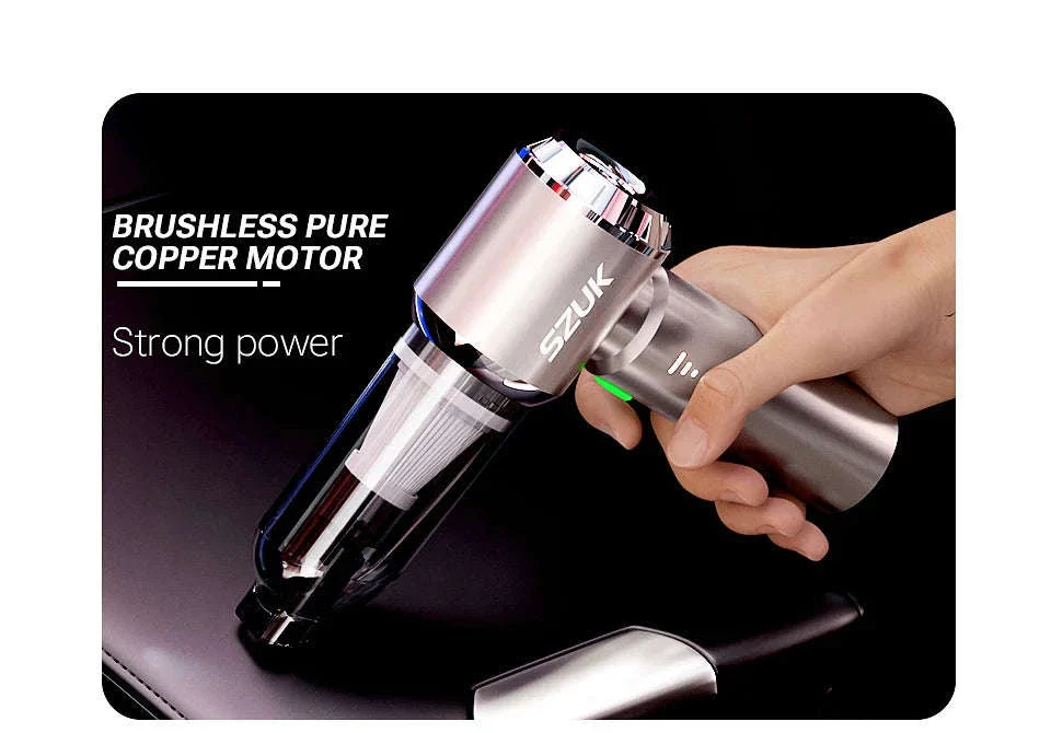 Portable Car Vacuum Cleaner with Strong Suction and Cordless Use - Image 28