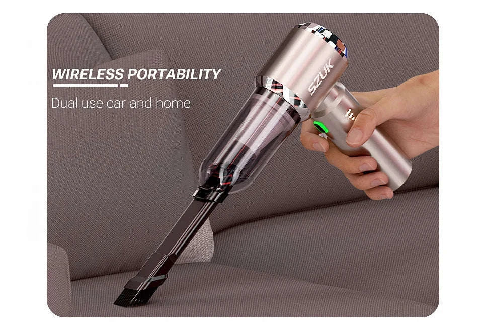 Portable Car Vacuum Cleaner with Strong Suction and Cordless Use - Image 29
