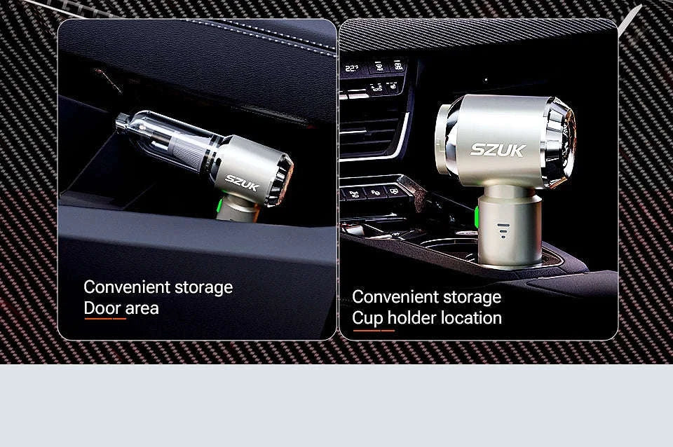 Portable Car Vacuum Cleaner with Strong Suction and Cordless Use - Image 37