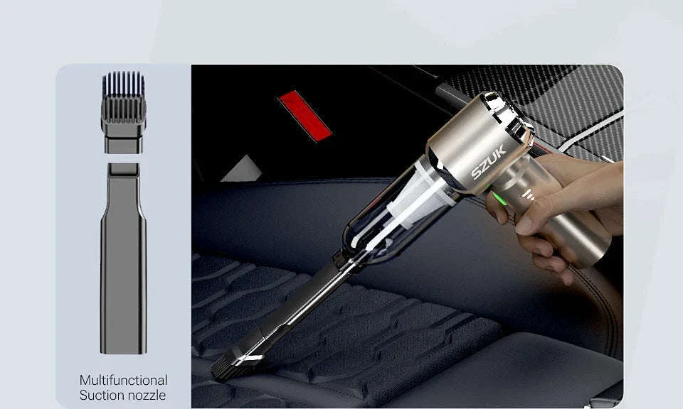 Portable Car Vacuum Cleaner with Strong Suction and Cordless Use - Image 39