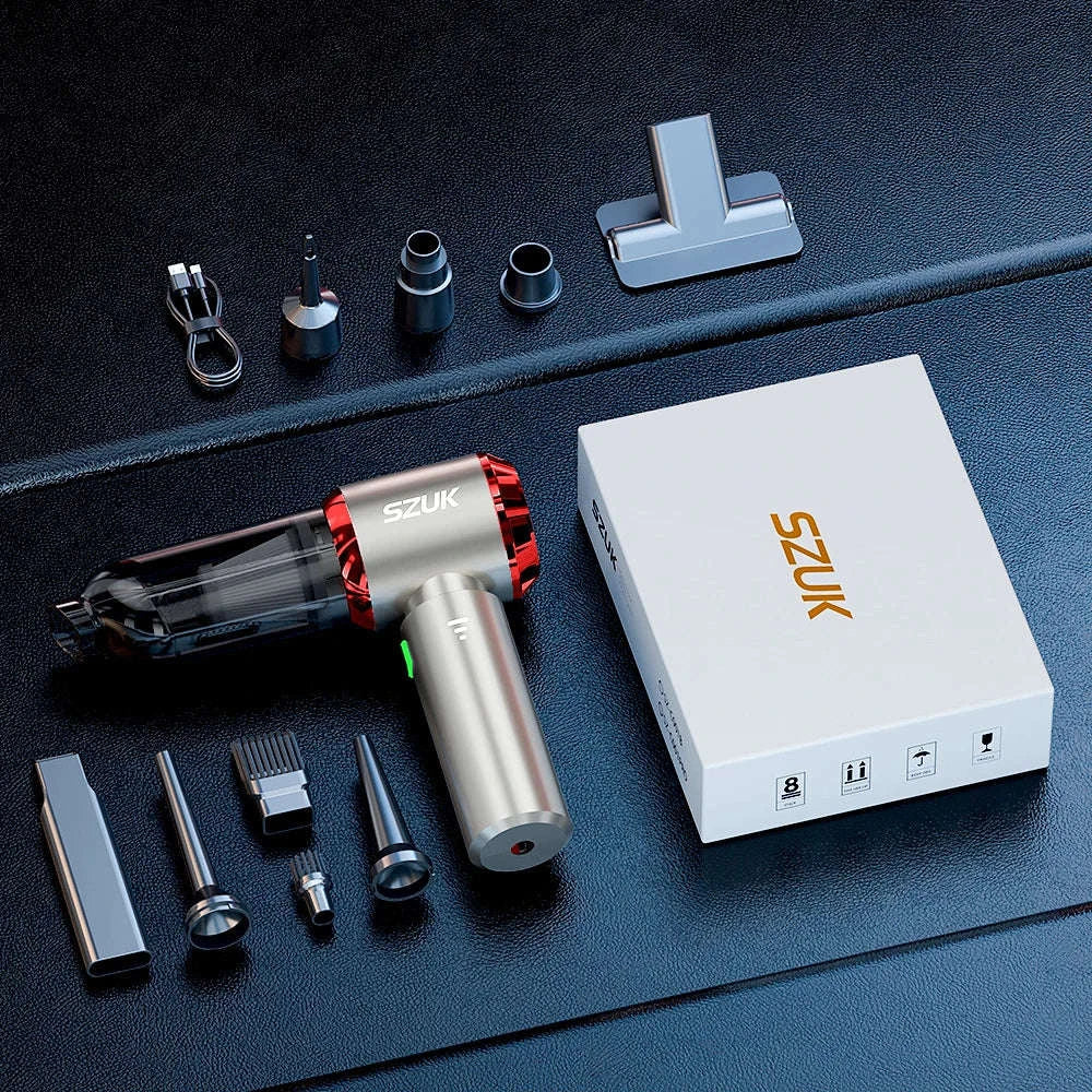 Portable Car Vacuum Cleaner with Strong Suction and Cordless Use - Image 51