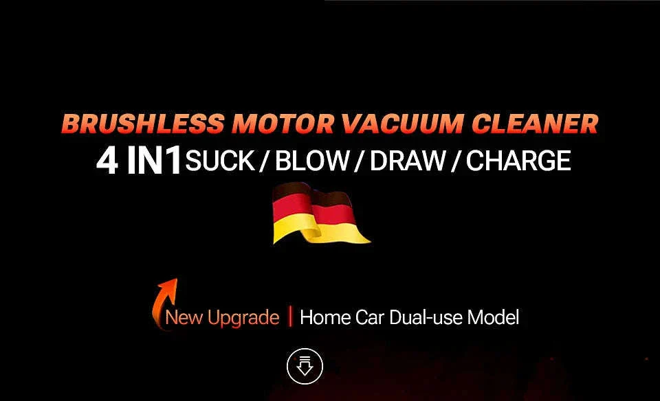Portable Car Vacuum Cleaner with Strong Suction and Cordless Use - Image 7