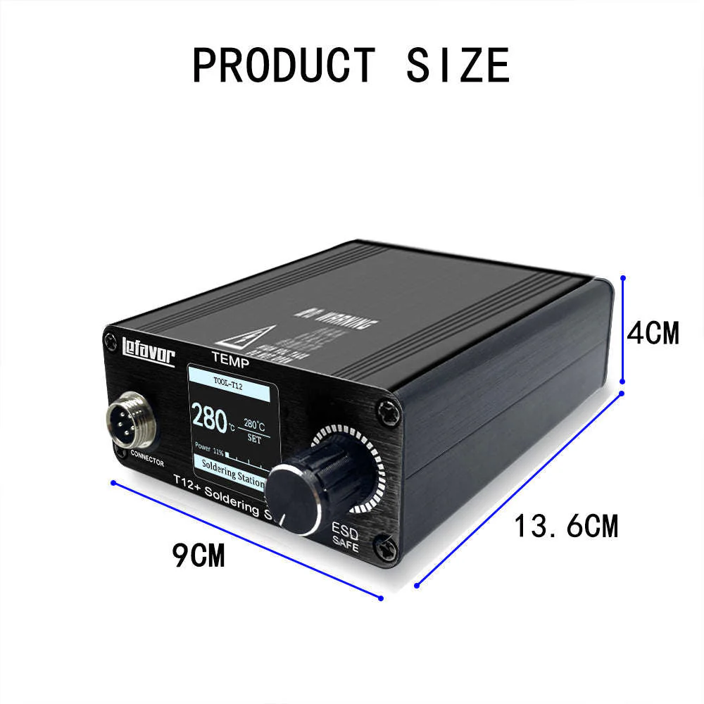 T12 75W Digital Soldering Iron Station with 150–450°C Control - Image 20