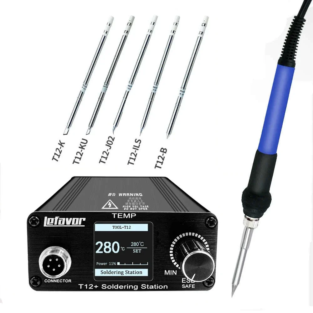 T12 75W Digital Soldering Iron Station with 150–450°C Control - Image 62