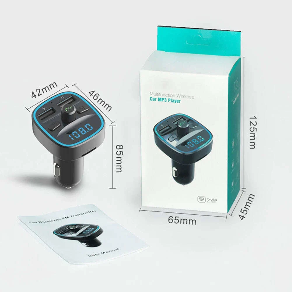Car Bluetooth 5.0 FM Transmitter with Dual USB Charging - Image 16